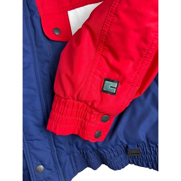 Cornice Men's Heavy Winter Snowboard Ski Coat  Size L  Red White & Blue Jacket - Picture 5 of 10